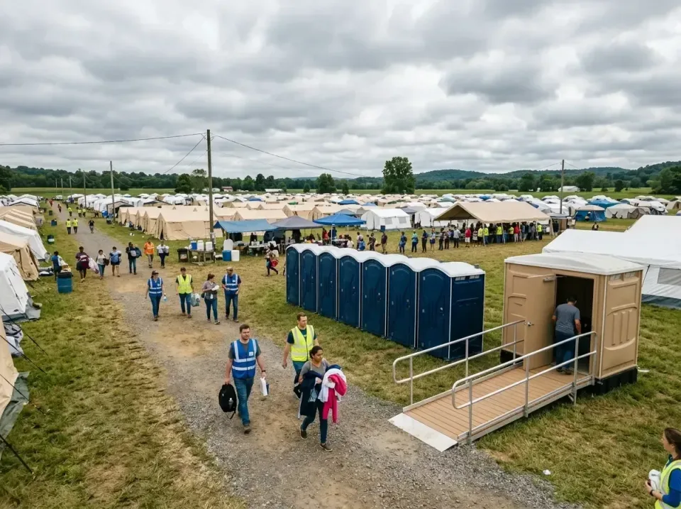 disaster-relief-camp-restrooms-010 — frequently asked questions, Dumpster & Portable Bathrooms Rental in Homeland, CA